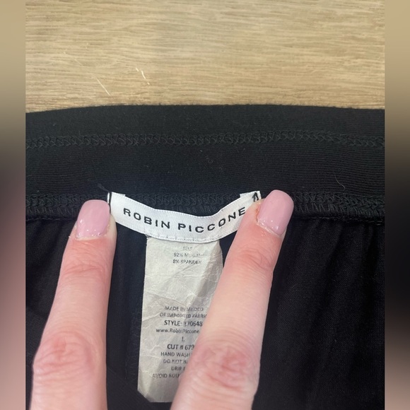 Robin Piccone•Side Split Beach Cover Up Pant•Black•Size Large - Picture 4 of 9